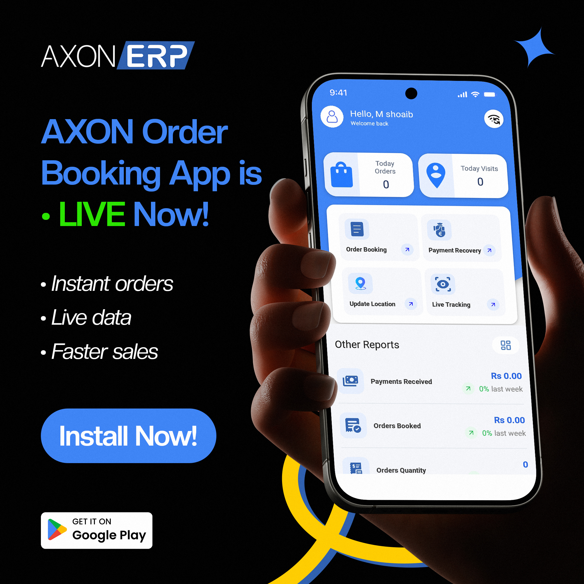 Axon Order Booking Mobile App Is Live – Manage Your Business Anytime ...